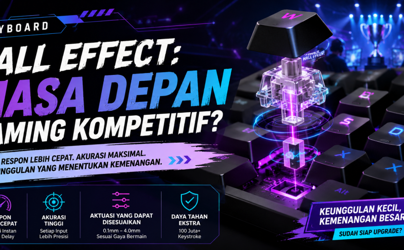 Keyboard Hall Effect: Revolusi Baru di Dunia Gaming Kompetitif